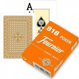 Карты Fournier No 818 - green / orange, оранжевая рубашка F29815-orange