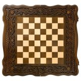 Шахматы + нарды резные Бриз 40, Haleyan kh127
