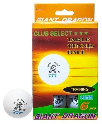 Комплект мячей для настольного тенниса «Club Select***», 6 шт./компл. 51.500.05.0