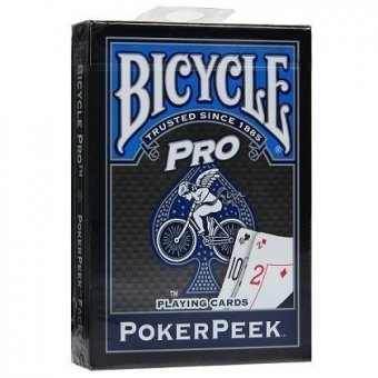 Карты Bicycle Pro, синяя рубашка bikeprblue