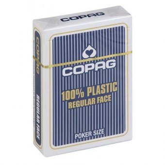 Карты Copag Regular (Red, Blue) синяя рубашка CPG-20-blue