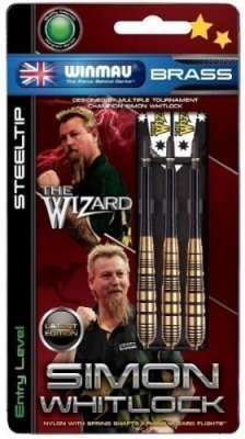 Дротики Winmau Simon Whitlock Brass steeltip 22gr (начальный уровень) darts212