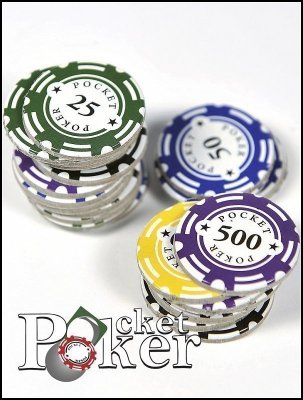 Походный набор для покера Pocket Poker на 120 фишек pp120