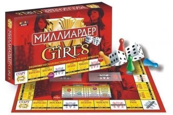 Настольная игра Миллиардер-Girls Ч31864