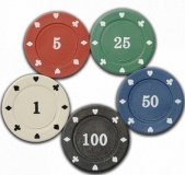 100 Фишек Для Покера Holdem Light с номиналом hl100lite