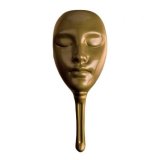 Маска для мафии пластиковая золотая mask4
